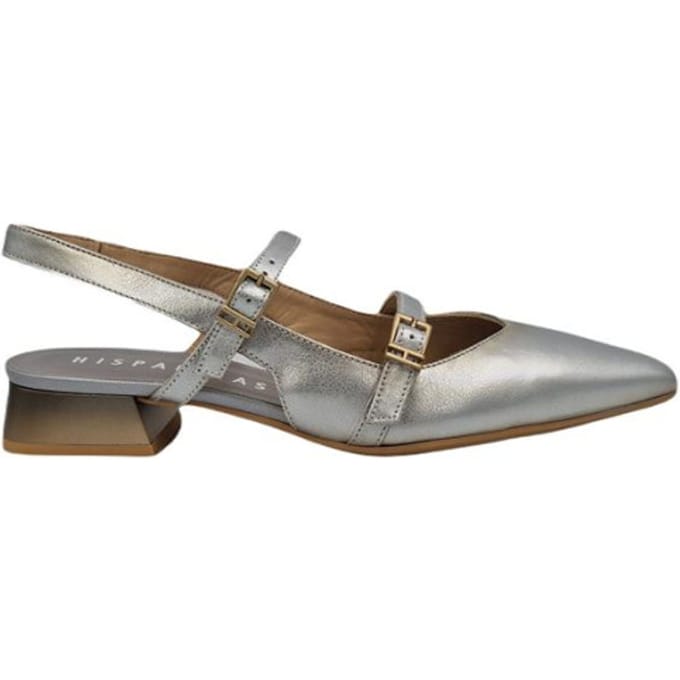 Hispanitas Zilveren Dali Leren Sandalen