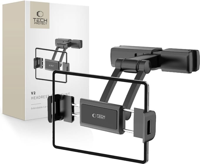 Tech-Protect Tablethouder Autohouder 10-12 Inch Voor Autostoel