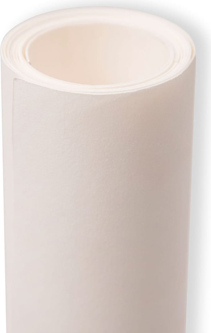 Sizzix Textuur rol - Bewerkbaar cardstock - 30.48x122cm - 300g - Wit