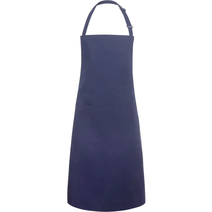 Karlowsky Oversized Bib Apron Basic with Buckle and Pocket KY133 - Navy (ca. Pantone 533C) - 100 x 100 cm