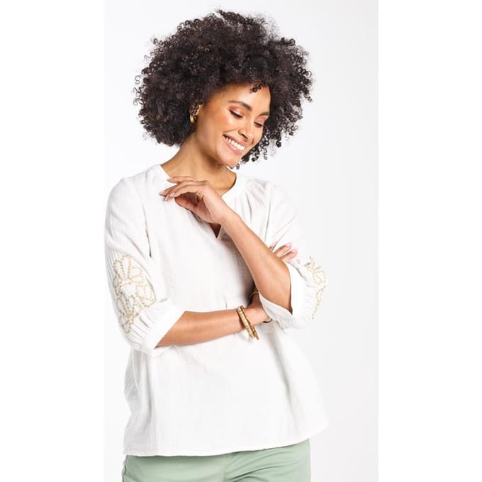 DIDI Dames Blouse Fenna Snow white maat 42