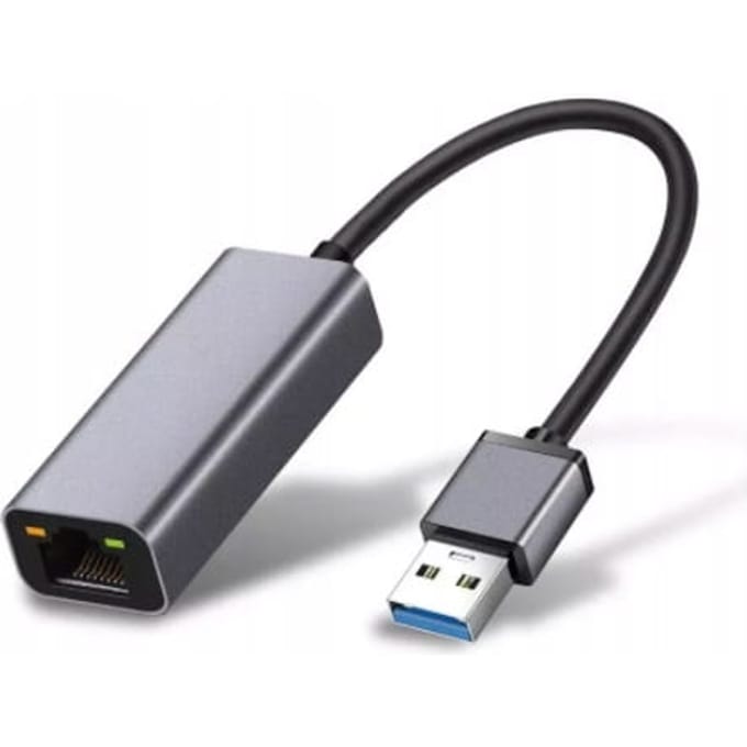 USB-A naar Ethernet Adapter - Zenwire - 1000Mbps - RJ45 - Windows/Mac - 5Gbps - Ethernet Adapter - Internet Adapter - Netwerk adapter - Netwerkadapter - Gevlochten Nylon