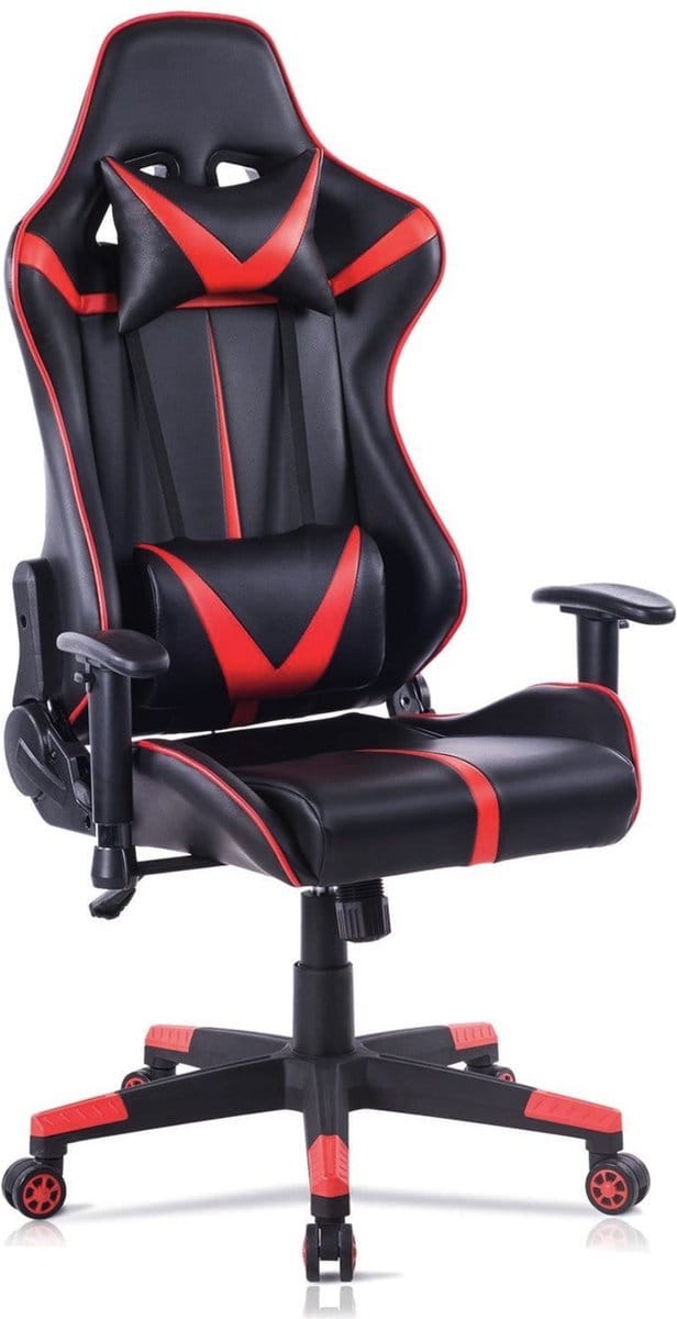 Bolt Edge Gamestoel - Kunstleer - Ergonomisch - Rug- en armleuningen - Rood/zwart