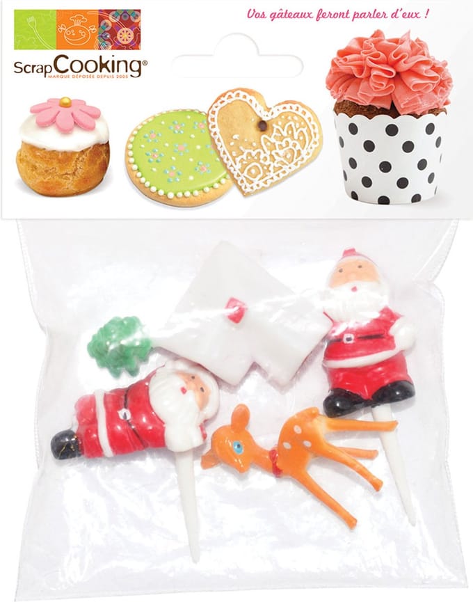 ScrapCooking Caketoppers Kerst