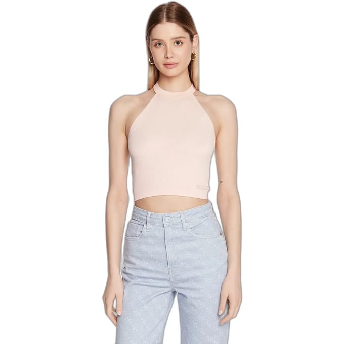 Guess dames top met logo in klassieke stijl