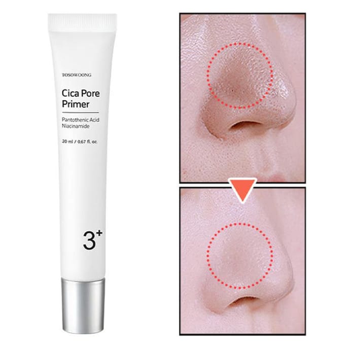 TOSOWOONG Cica Pore Primer 20ml gray