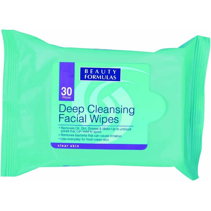 Beauty Formulas Deep Cleansing Facial Wipes 30 st