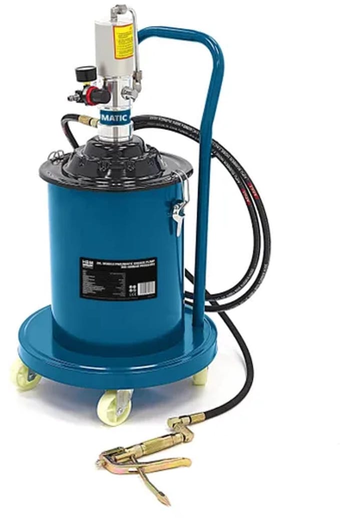 20 Liter Mobiele Pneumatische Vetpomp 300-400 Bar Persdruk