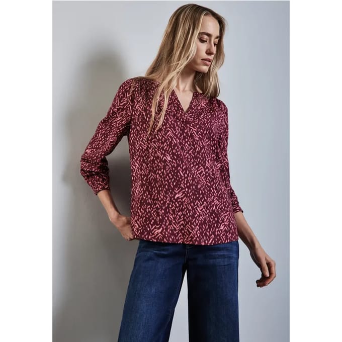 Bedrukte blouse