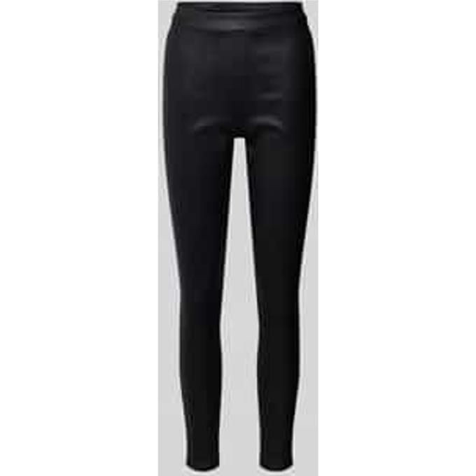 Skinny fit broek van viscosemix