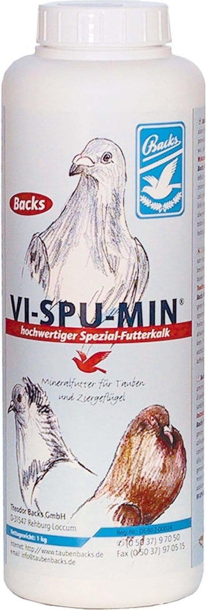 Backs Vi-Spu-Min 1kg - voor postduiven