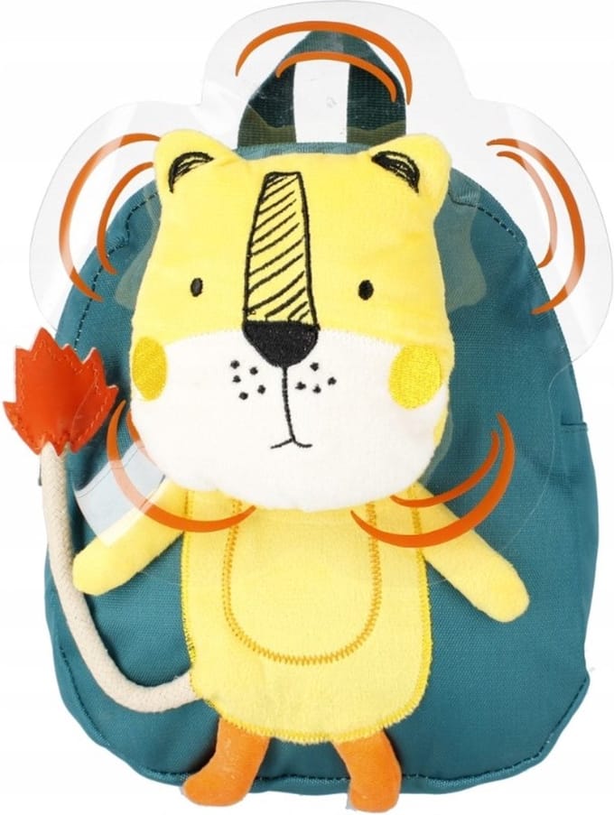 Starpak rugzak - schooltas - 23x29x12 cm - tijger - 3D