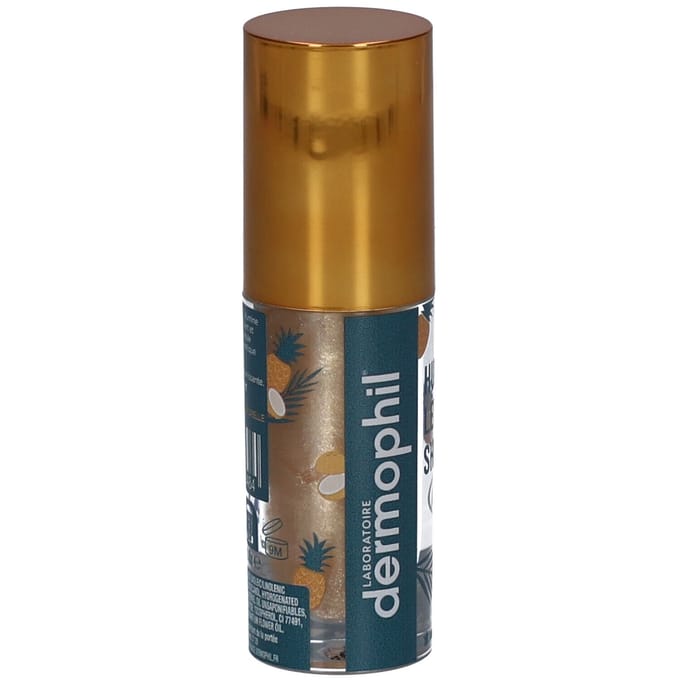 Dermophil Indien Huile Lèvres Shiny 5 ml (Tint : Ananas)