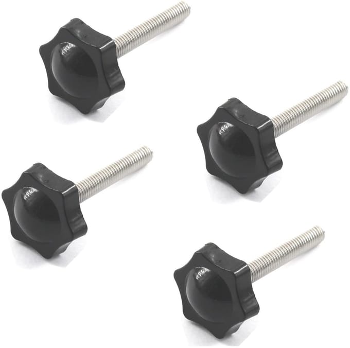 SPHProducts - M12x40mm Draad Ster Hand Knop - Duim Schroef