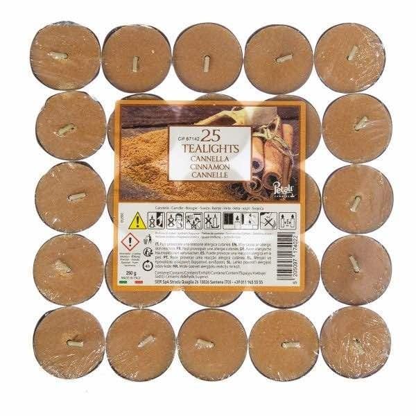 PriceÂ´s Candles Petali Kaneel Theelichtjes (Pak van 25) One Size bruin