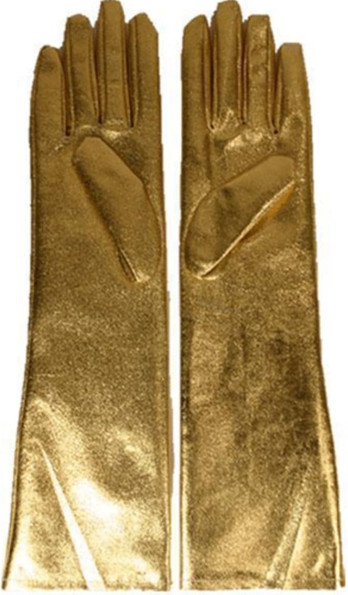 Faram Party Gala handschoenen - Goud - Lang model - Verkleed handschoenen