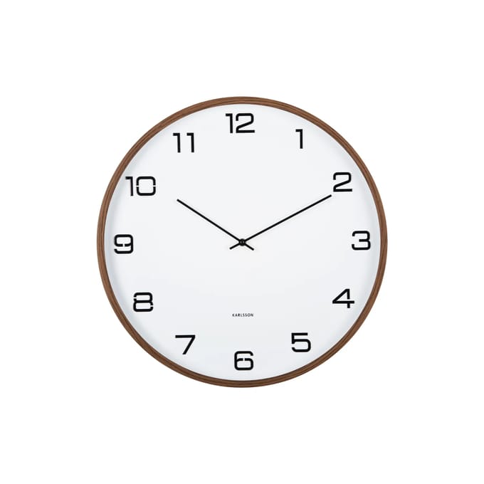 Karlsson Wandklok Delicado Large - Wit - Ø50.8cm - Wandklok Modern