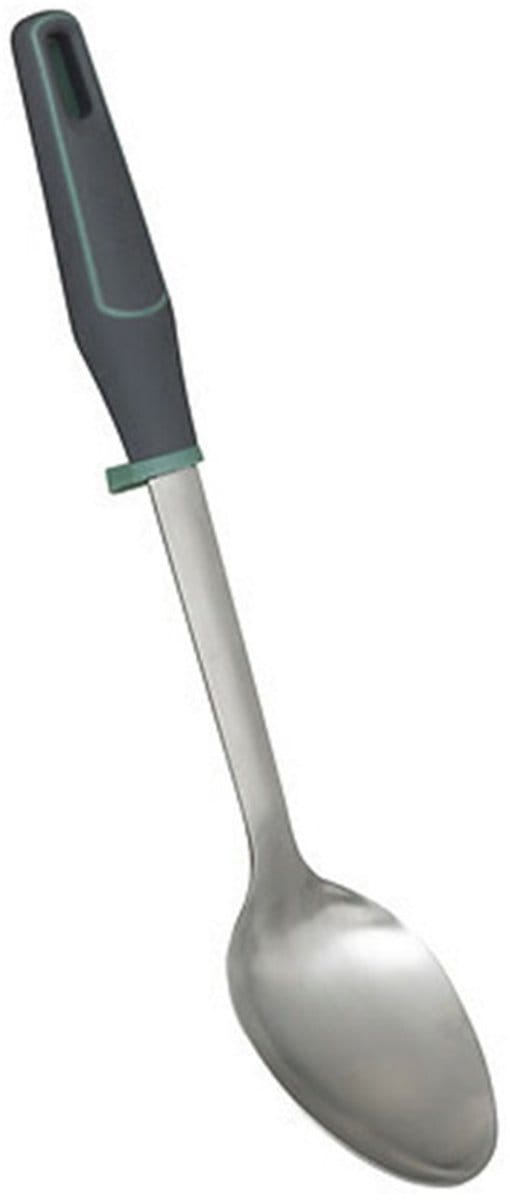 5Five Voedsel opscheplepel - zilver - RVS - 34 cm - Keukengerei/soeplepel - Robuust/duurzaam