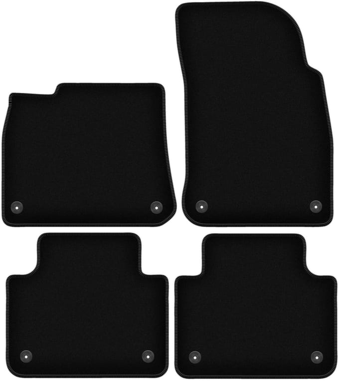 BASIC zwarte veloursmatten voor: Volkswagen Touareg III SUV (2018-)