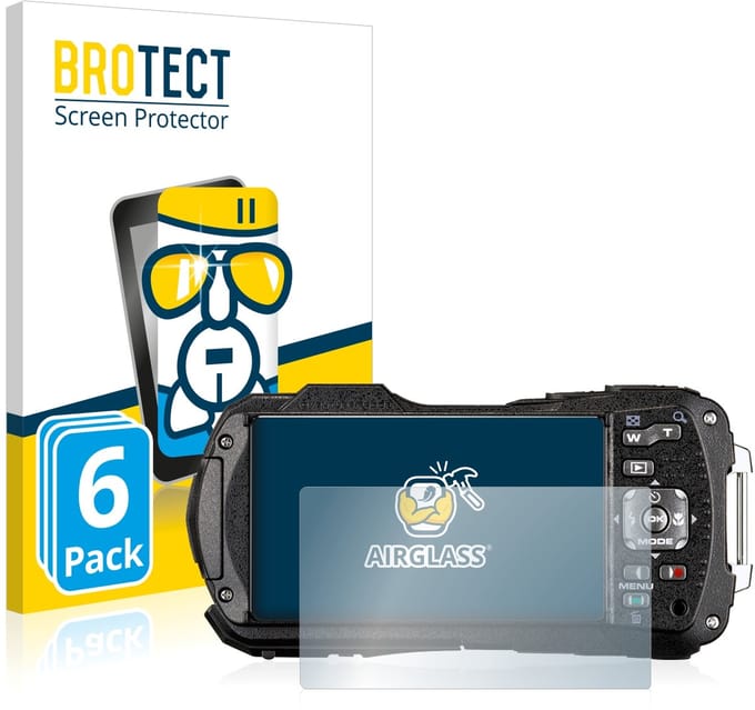 Screenprotector 6 Stuks voor Ricoh WG-80 Beschermglas transparant