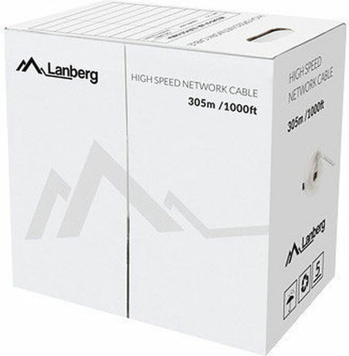 Lanberg LCU5-12CU-0305-R netwerkkabel Rood 305 m Cat5e U/UTP (UTP)