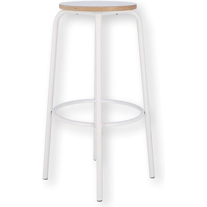 Jan Kurtz Barkruk PARIS - wit - 75 cm