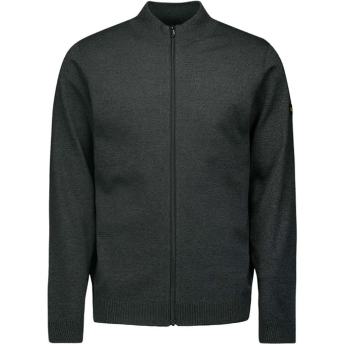 No Excess Cardigan 2 coloured melange dark grey