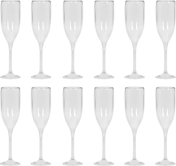 Inno Cuisinno Champagneglas, 160 ml, 12-delige set