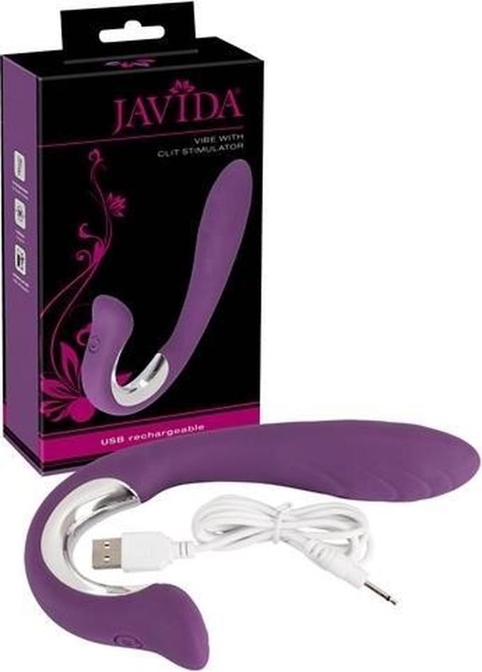 Javida Vibrator Met Clitorisstimulator