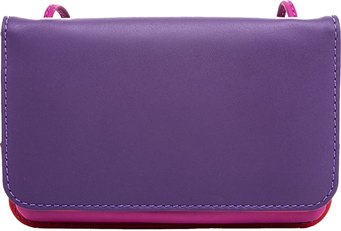 Mywalit Koppeling portemonnee leer 19 cm - Dames - sangria multi