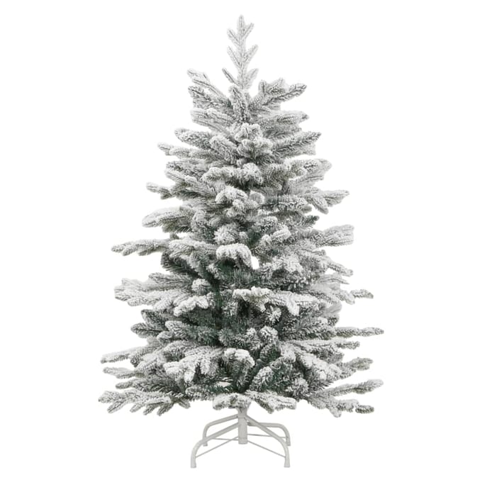 vidaXL - Kunstkerstboom - met - scharnieren - en - sneeuw - 150 - cm
