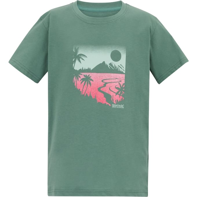 Regatta Kinderen Bosley Kunst T-Shirt (Ivy Moss)