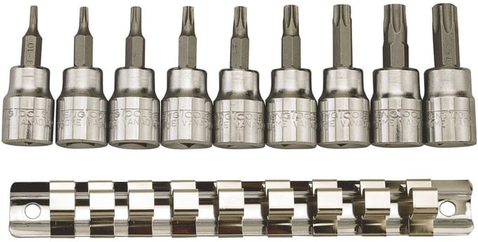 Teng Tools Torx-Doppenset - 9-Delig