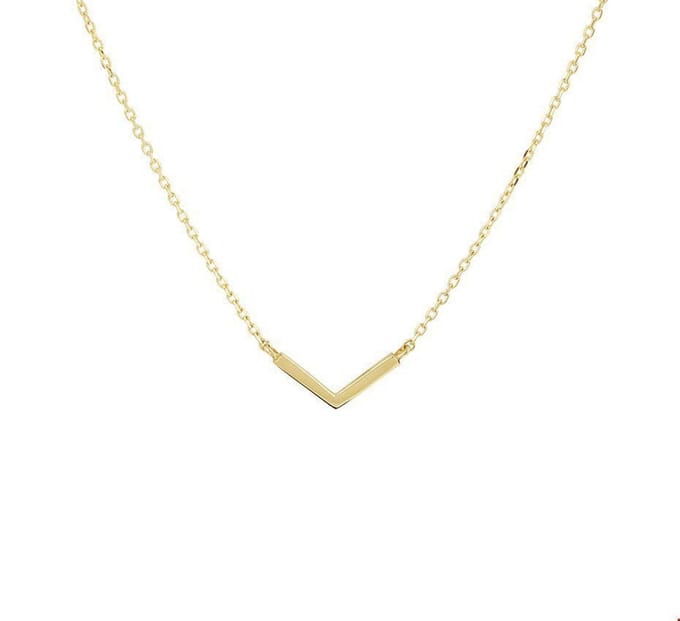 Geelgouden Collier V 0 4018668