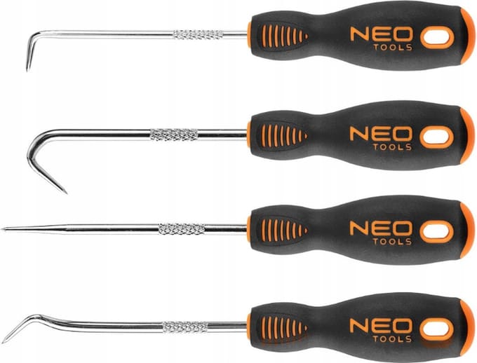 Set met gereedschaps haken - 150mm - 4 delig