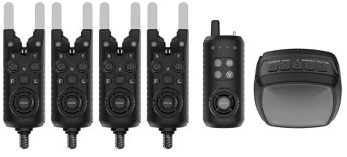 Sonik Gizmo2 Alarm Set 4+1 + Bivvy Lamp - PROMO