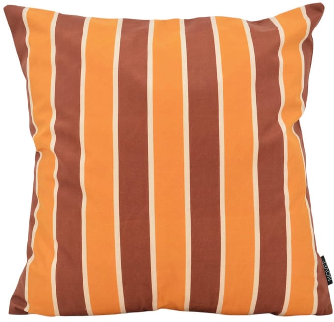 Riviera Stripe Terra/Roest Kussenhoes | 45 x 45 cm | Katoen/Polyester