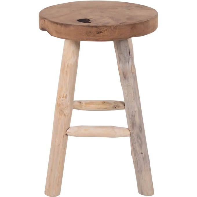 Teak 4-poot kruk House Nordic Badia