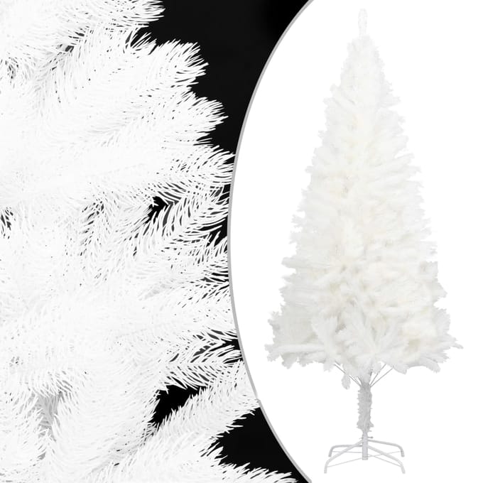 vidaXL Kunstkerstboom met levensechte naalden 150 cm wit