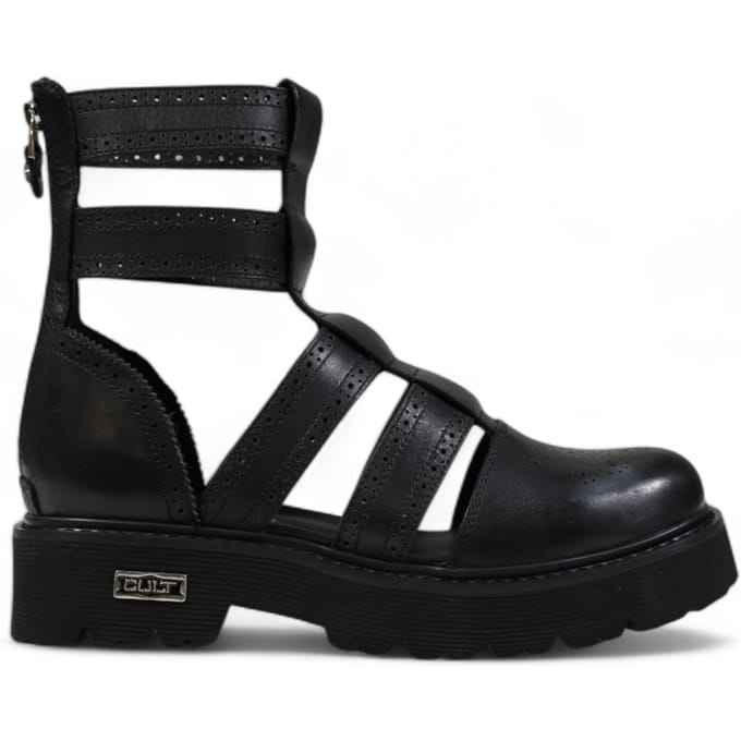 Uitgesneden Gladiator Enkellaarzen
