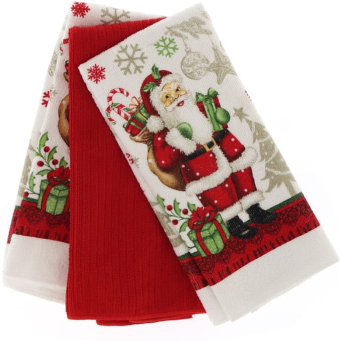 Unique Living - Handdoekset Jilly 38x63cm Santa And Gifts