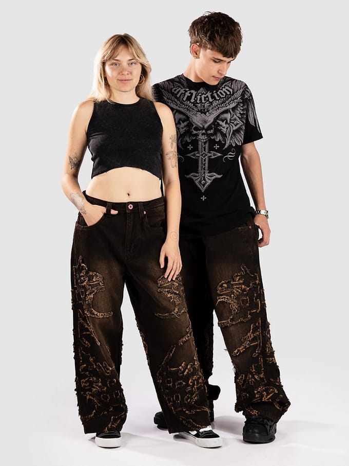 Vitriol Void Singe Jeans bruin