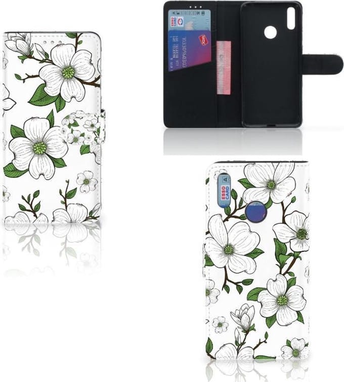 Huawei Y7 (2019) Hoesje Dogwood Flowers