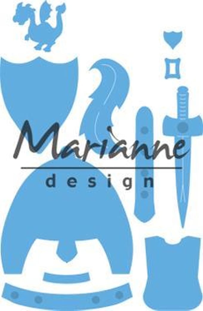 Marianne Design Creatables Snij en Embosstencil - Kim's vrienden Ridder