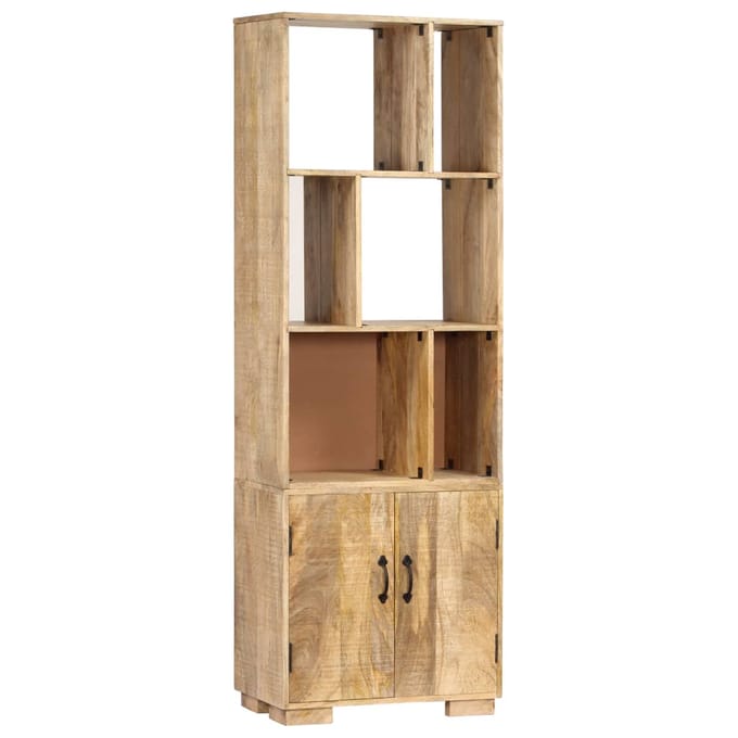 vidaXL - Boekenkast - 60x35x180 - cm - massief - mangohout