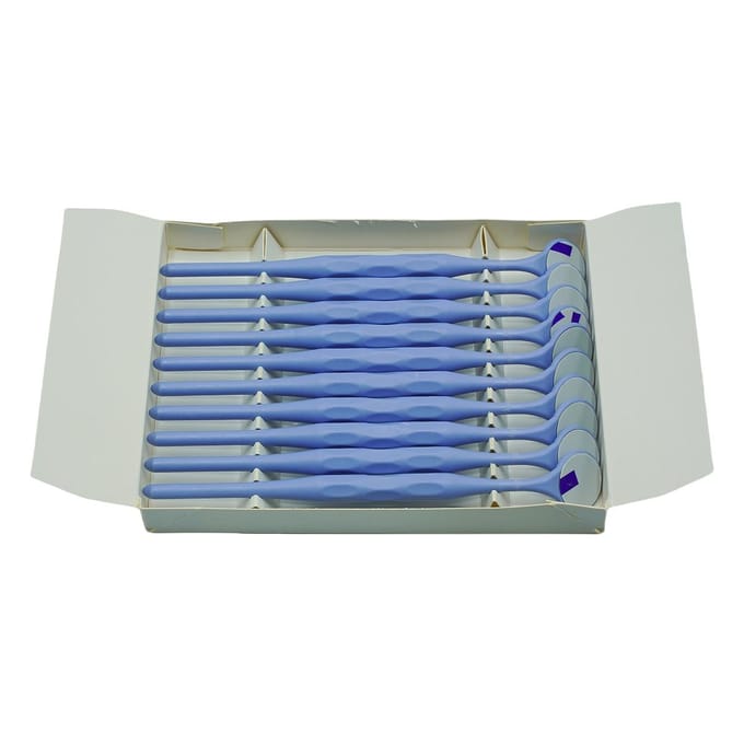 10 stuks dubbelzijdige mondspiegels voor tandartsen, anti-condens, zonder reflecties, meerkleurig, geschikt voor mondonderzoek in de tandartspraktijk gray