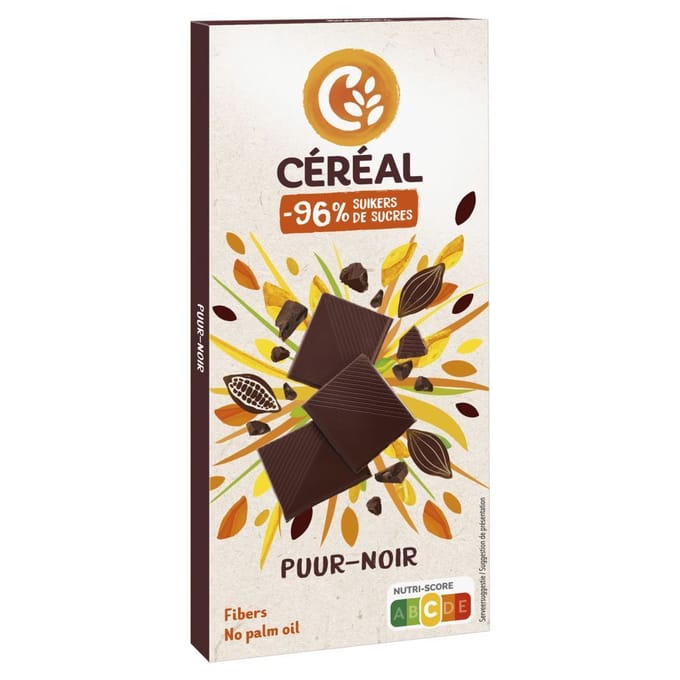 Céréal Chocolade Tablet Puur - 80 gr