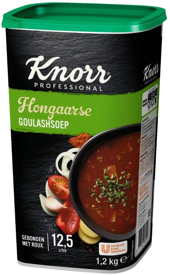 Knorr - Hongaarse Goulashsoep - 12.5 liter - Omdoos 6x