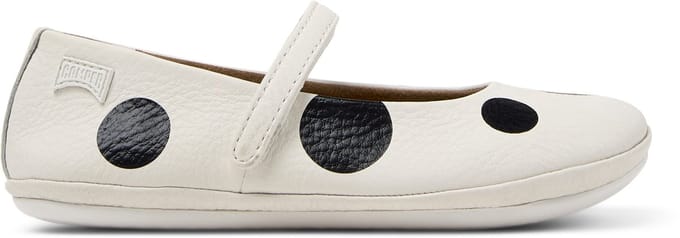 Camper Right Ballerinas - Kinderen - Wit Zwart - 30