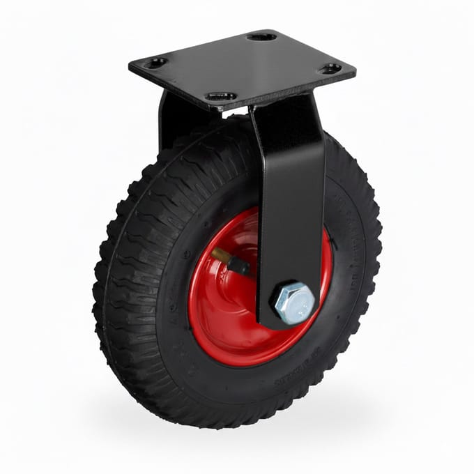 neuswiel - 2.50-4 - zwart/rood
